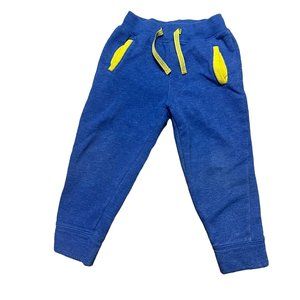 Cat & Jack 3T Blue and Lime Green Sweatpants
